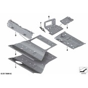 BMW Floor Extension - Genuine BMW 41007493923