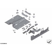 BMW Fuel Tank Bracket - Genuine BMW 41008493499