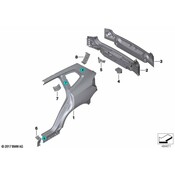BMW Rear Body Panel Bracket - Genuine BMW 41008495539