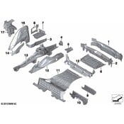 BMW Floor Extension - Genuine BMW 41117267349