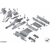 BMW Floor Pan Crossmember - Genuine BMW 41117267355
