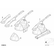 BMW Wheel Housing Strut - Genuine BMW 41118234044