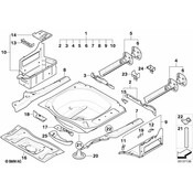 BMW Battery Tray - Genuine BMW 41127176122