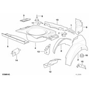 BMW Shock Absorber Support - Genuine BMW 41148152998