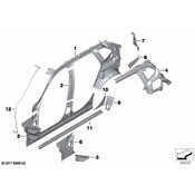 BMW Quarter Panel Extension - Genuine BMW 41212993065