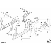 BMW Rocker Panel Reinforcement - Genuine BMW 41217193258
