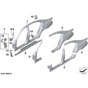 BMW Rocker Panel Reinforcement - Genuine BMW 41217204492