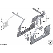 BMW Quarter Panel Filler Panel - Genuine BMW 41217263795