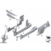 MINI Roof Header Panel - Genuine MINI 41327142106