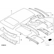BMW Rear Body Reinforcement - Genuine BMW 41328205611