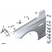 BMW Fender Bracket - Genuine BMW 41357230575