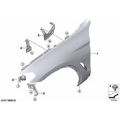 BMW Fender Bracket - Genuine BMW 41357475797
