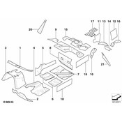 BMW Sound Deadener Door Front - Genuine BMW 41513412095