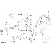BMW Door Hinge - Genuine BMW 41518184163
