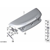 BMW Deck Lid Hinge - Genuine BMW 41627228180