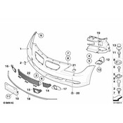 BMW Set Mounts Pdc Sensor Front (Pdc) - Genuine BMW 51110443135