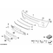 Mini Bumper Trim - Genuine Mini 51111400063