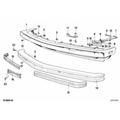 BMW Bumper Guard - Genuine BMW 51111860255