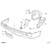BMW Bracket Center - Genuine BMW 51111861258