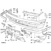 BMW Clamping Right - Genuine BMW 51111973726