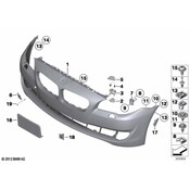 BMW Set Mounts Pdc Sensor Front (Pdc) - Genuine BMW 51112208723