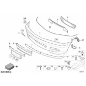 BMW Licence Plate Base (M) - Genuine BMW 51112492210