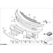 BMW Cover Brake Air Channel Left (M) - Genuine BMW 51112493933