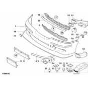 BMW Licence Plate Base Primed (M) - Genuine BMW 51112694213