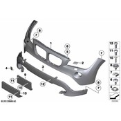 BMW Licence Plate Holder (Us-Japan) (X1) - Genuine BMW 51112991504