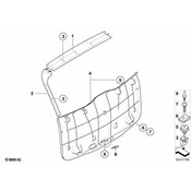 BMW Expanding Rivet (L=15mm Grey) - Genuine BMW 51113418689