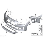 BMW Tow Eye Cap - Genuine BMW 51115A0F331