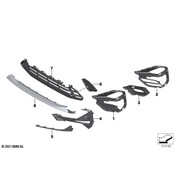 BMW Bumper Trim - Genuine BMW 51115A2D4D4