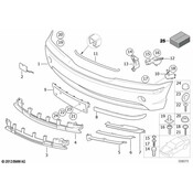 BMW Support Fender Left - Genuine BMW 51117117325
