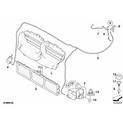 BMW Brake-Flap Control Right - Genuine BMW 51117178118