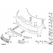 BMW Support Fog Lamp Right - Genuine BMW 51117178712