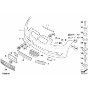 BMW Covering Right (OLkuhler) - Genuine BMW 51117187338