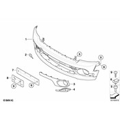 MINI Tow Eye Cap - Genuine MINI 51117199873