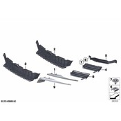 BMW Grille Air Inlet Middle - Genuine BMW 51117211471
