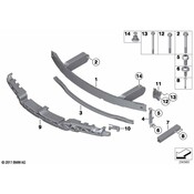 BMW Impact Absorber Top - Genuine BMW 51117211490