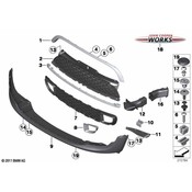 MINI Bumper Extension - Genuine MINI 51117255109