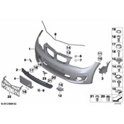 BMW Grid Bumper Front - Genuine BMW 51117263119