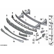 BMW Deformation Element Left (Fgs) - Genuine BMW 51117294933