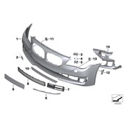 BMW Flap Prime Coated Right - Genuine BMW 51117335054