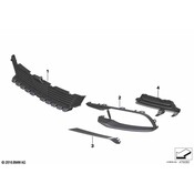 BMW Grille - Genuine BMW 51117362701