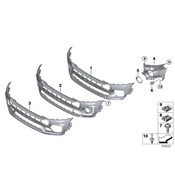Mini Bumper Cover Support Rail - Genuine Mini 51117370800