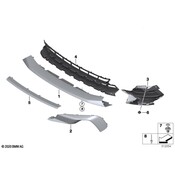 BMW Bumper Trim - Genuine BMW 51117436927