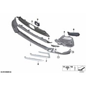 BMW Grille - Genuine BMW 51117449688