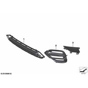 BMW Grille Molding - Genuine BMW 51117459525