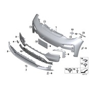 BMW Parking Aid Sensor Bracket - Genuine BMW 51117462292