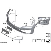 BMW Bumper Trim - Genuine BMW 51117475223
